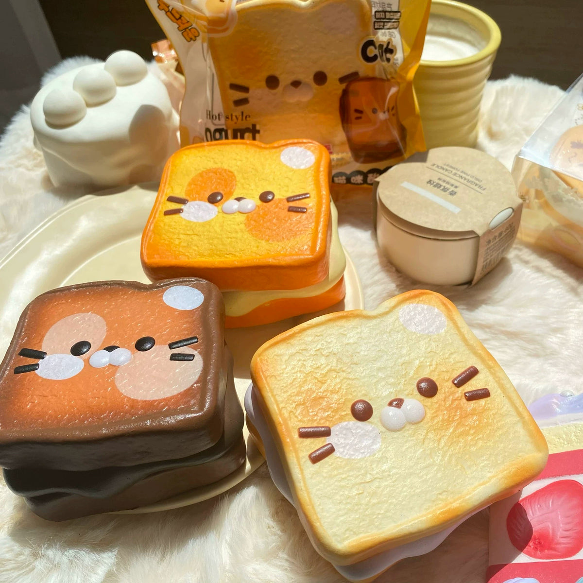 Toast TPR Slow-Rebound Squishy Toy