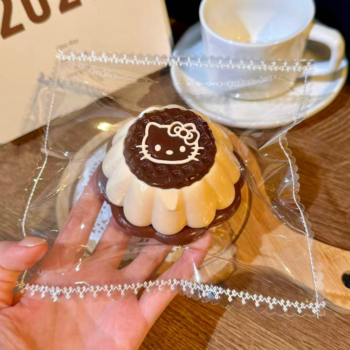 Cat Pudding Food-Grade Squishy Toy