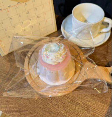 Strawberry Pudding Food-Grade Squishy Toy