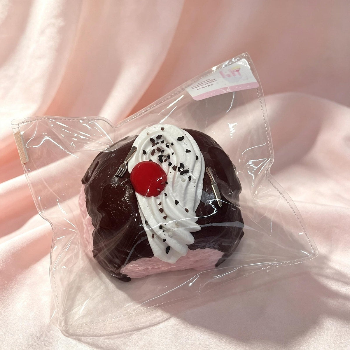 Raspberry Bread Food-Grade Squishy Toy