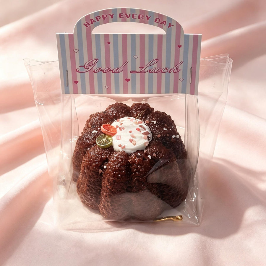 Chocolate Canele Food-Grade Squishy Toy