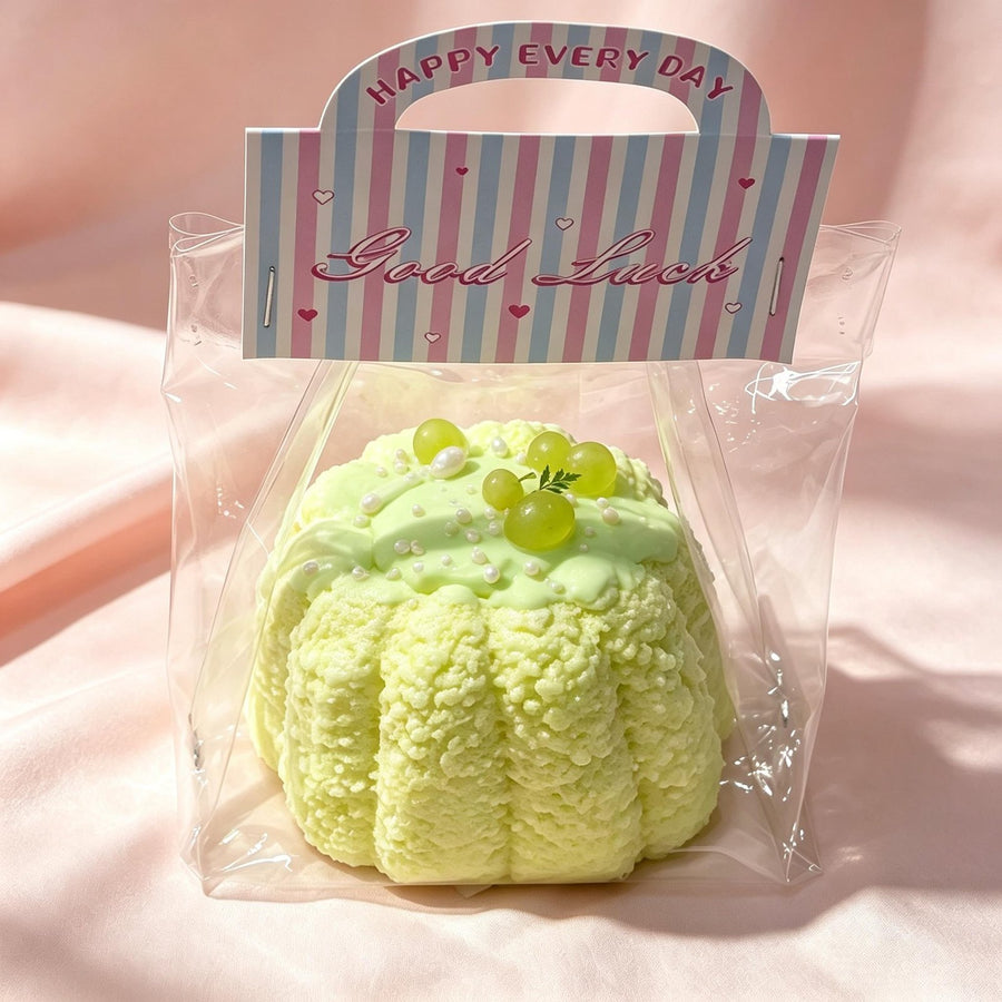 Green Grape Canele Food-Grade Squishy Toy