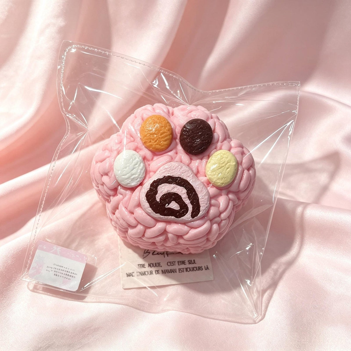 Pink Cat Paw Food-Grade Squishy Toy