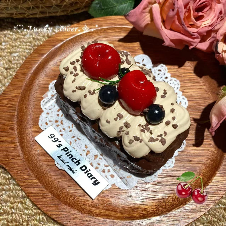 Cherry Cake Food-Grade Squishy Toy