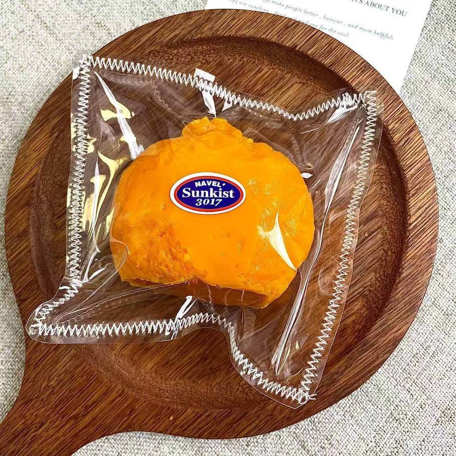 Orange Food-Grade Squishy Toy