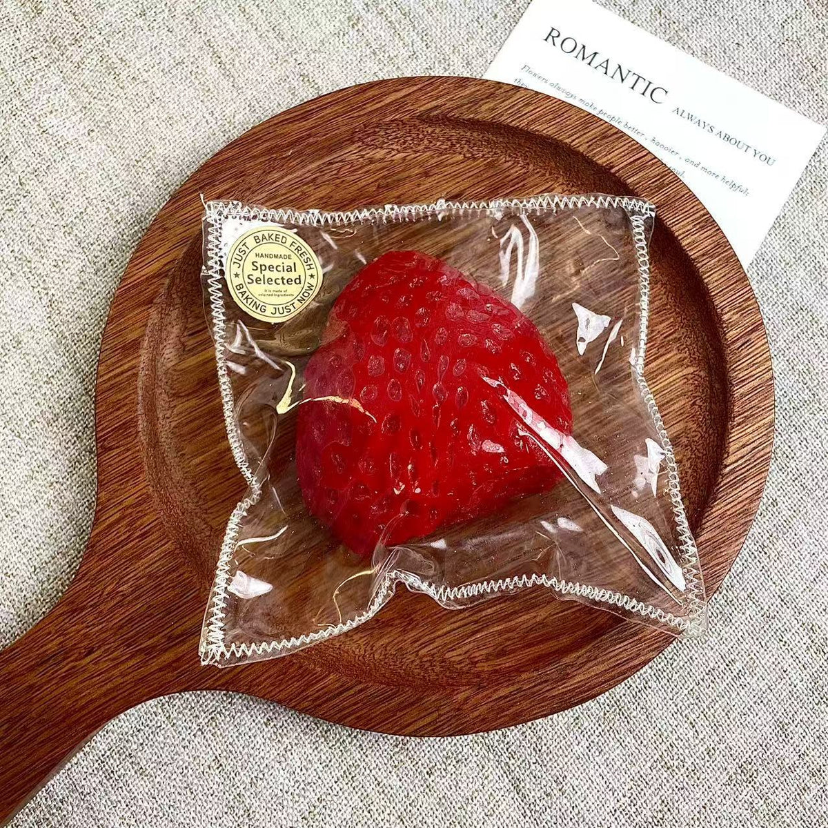 Strawberry Food-Grade Squishy Toy