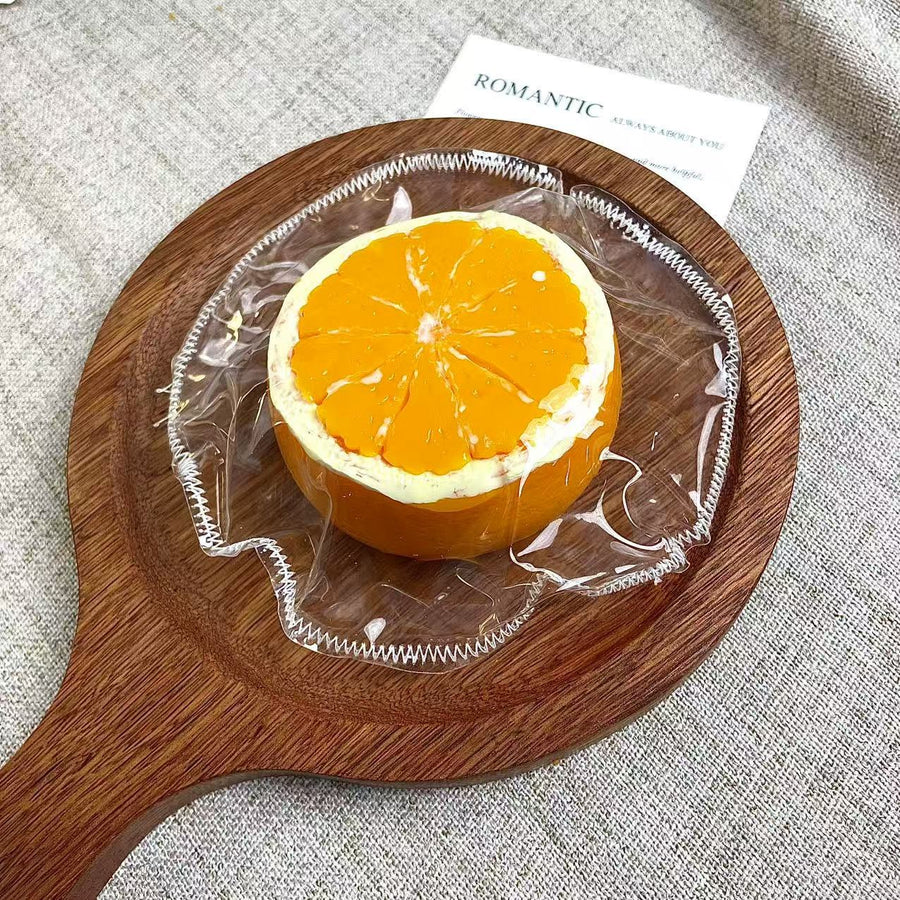 Orange Fruit Food-Grade Squishy Toy