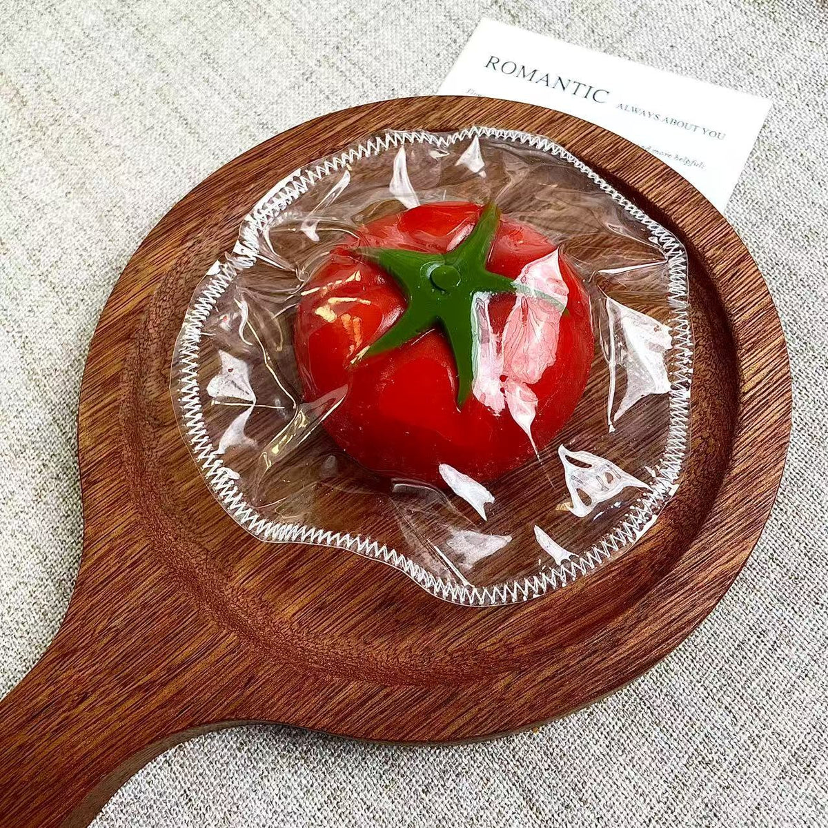 Tomato Food-Grade Squishy Toy