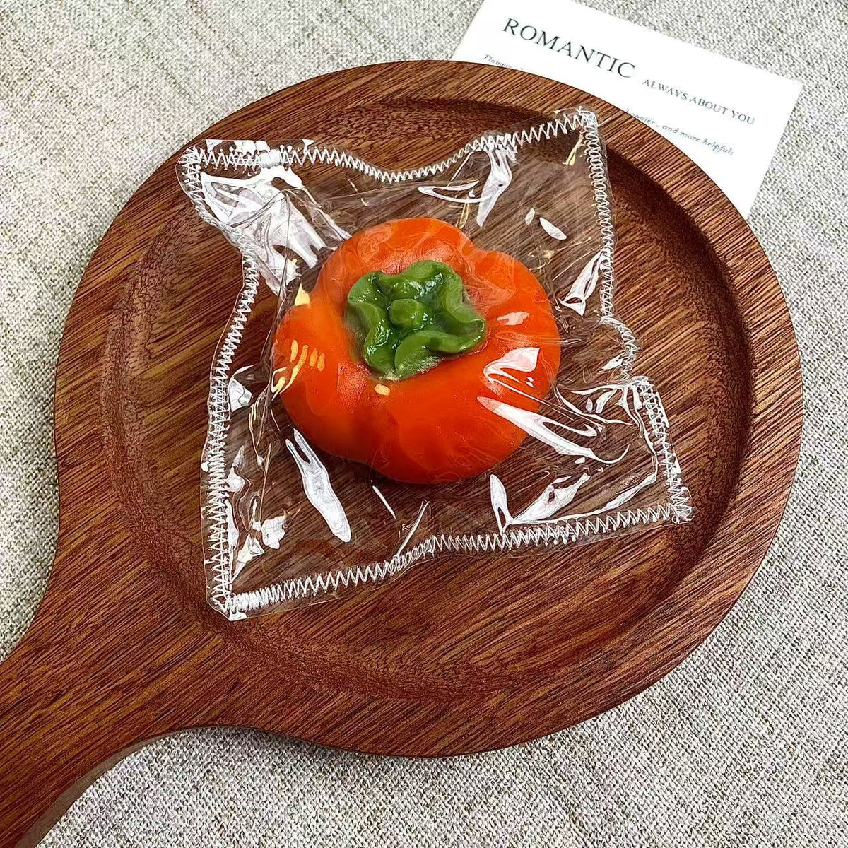 Persimmon Food-Grade Squishy Toy