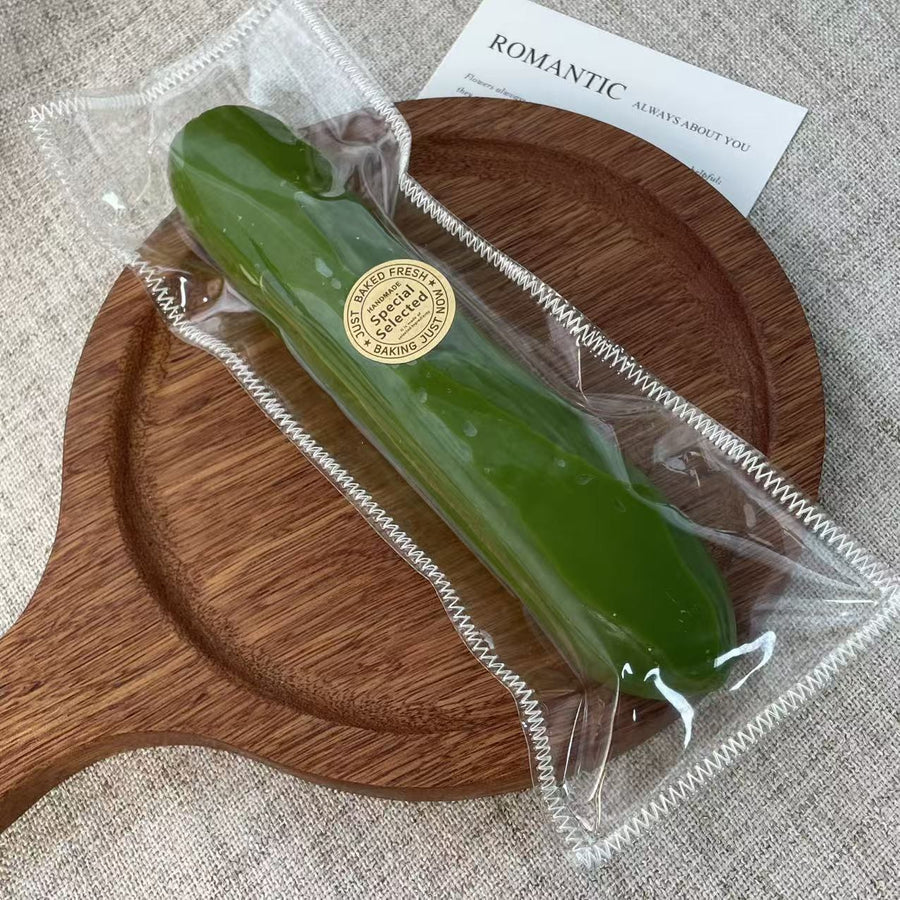Cucumber Food-Grade Squishy Toy