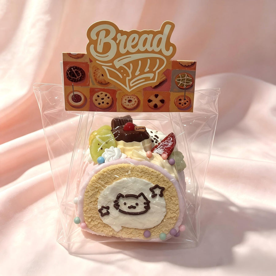 Fruit Swiss Roll Food-Grade Squishy Toy