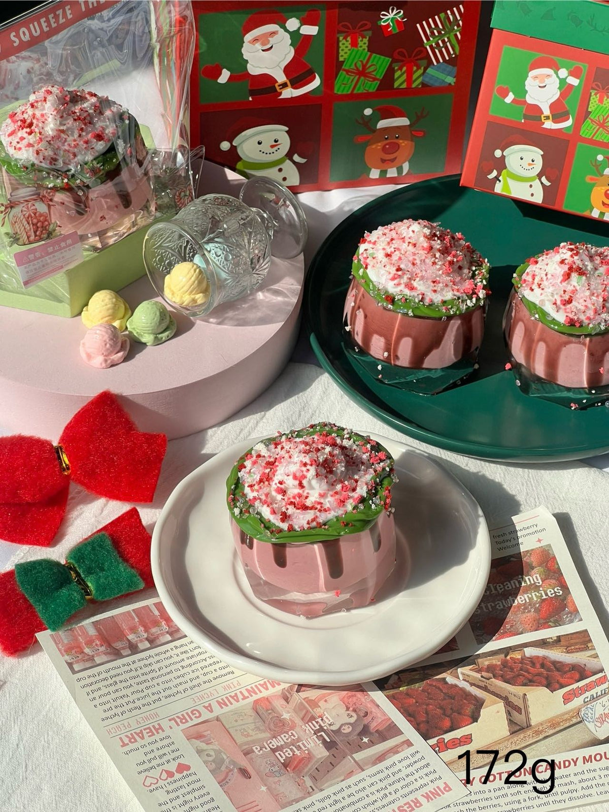 Christmas Limited Jelly Food-Grade Squishy Toy