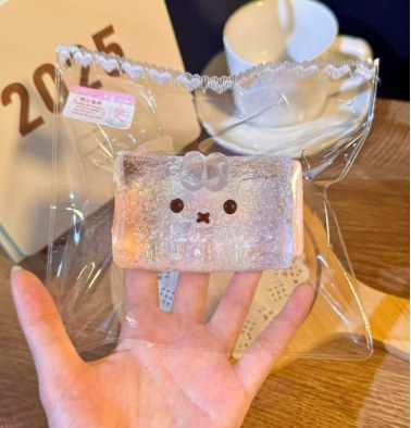 Transparent Bunny Food-Grade Squishy Toy