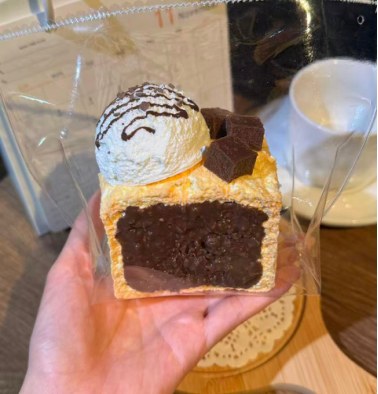 Ice Cream Toast Food-Grade Squishy Toy