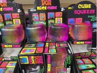 Rainbow Cube TPR Squishy Toy