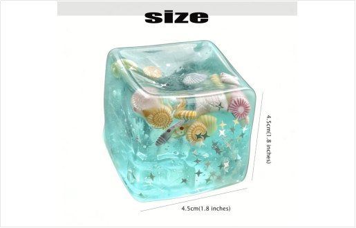 Ocean Cube TPR Squishy Toy