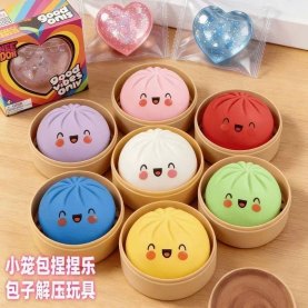 Flour Bun 8.5cm TPR Squishy Toy