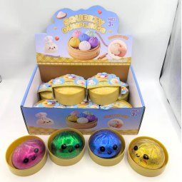 Burst-Bead Bun TPR Squishy Toy