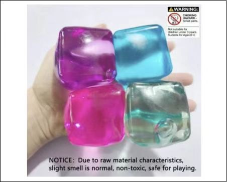Ice Cube TPR Squishy Toy