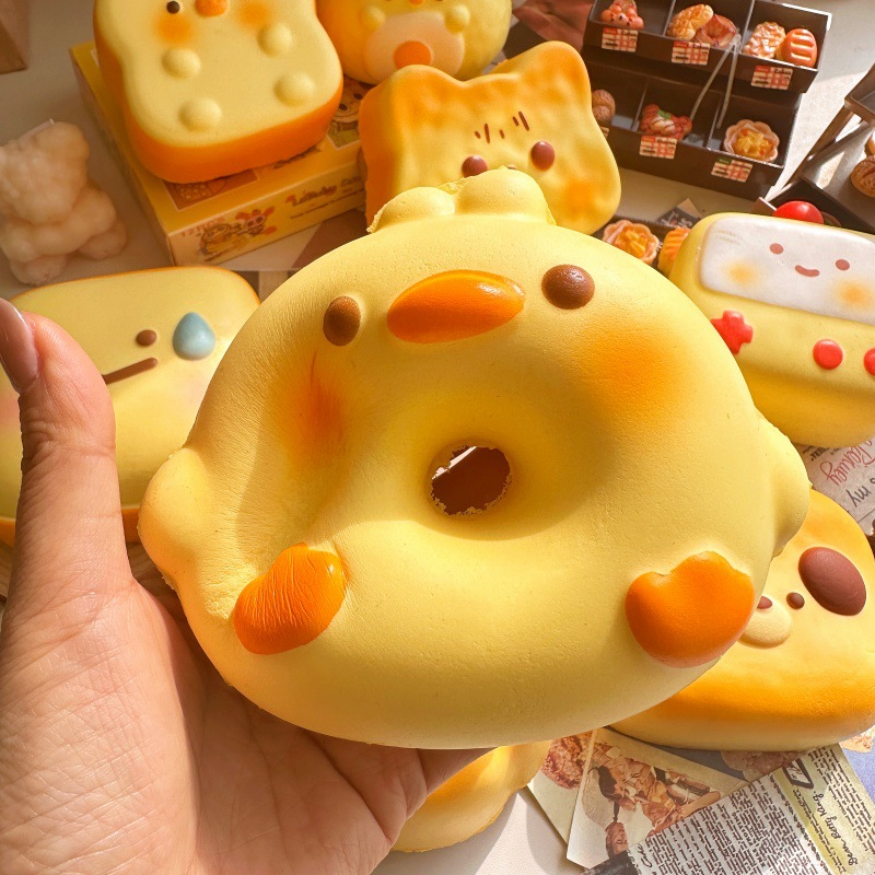 Bread Float Duck TPR Slow-Rebound Squishy Toy