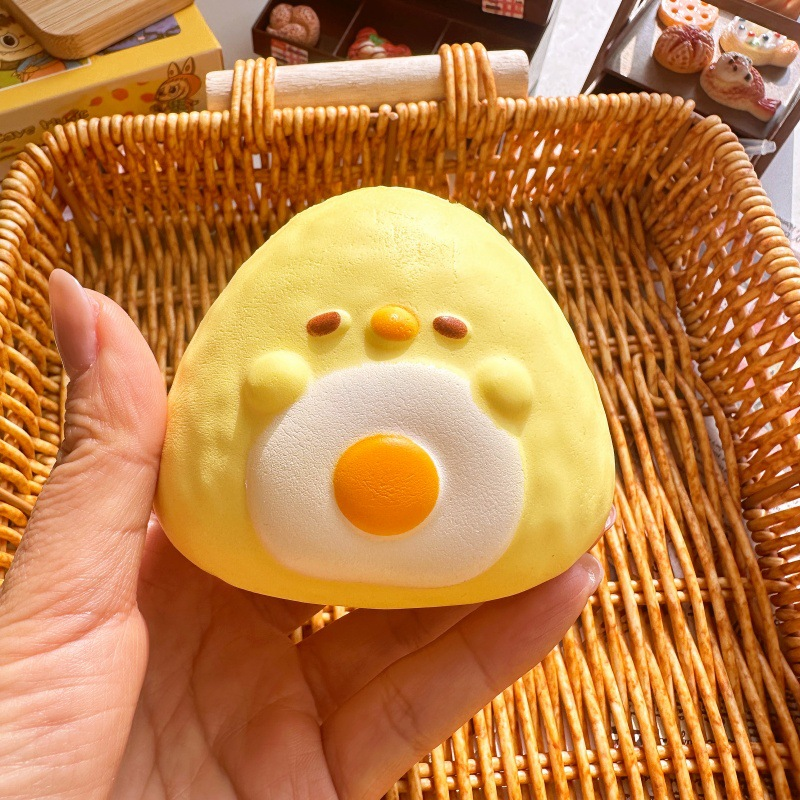 Rice Ball Chick TPR Slow-Rebound Squishy Toy