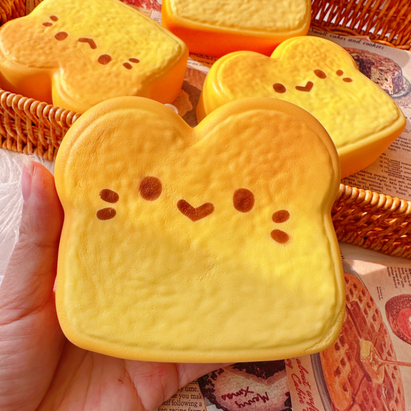 Animal Face Toast TPR Slow-Rebound Squishy Toy