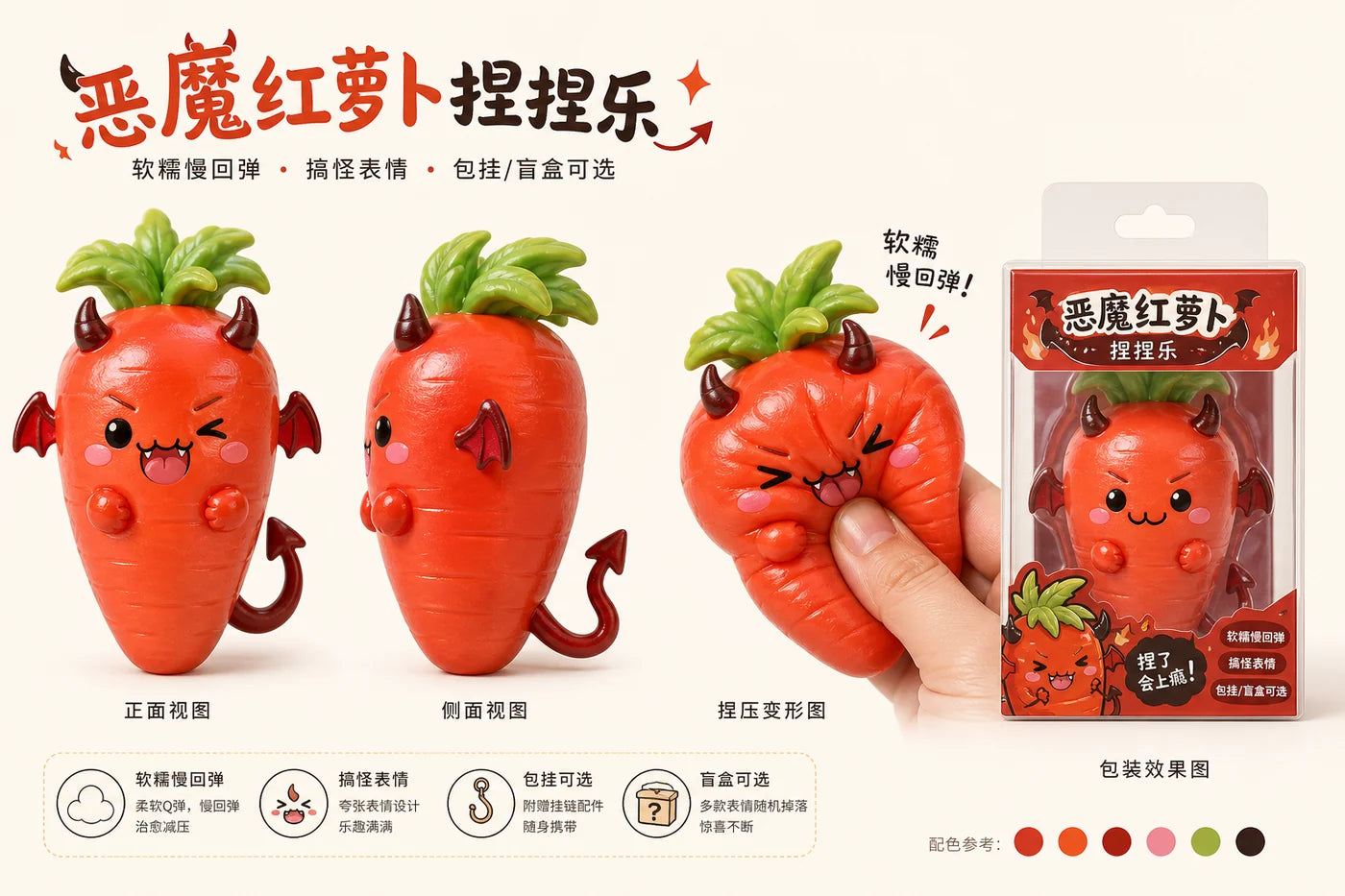 Devil carrot squishy product planning